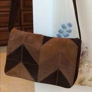 Vintage Missoni suede crossbody bag